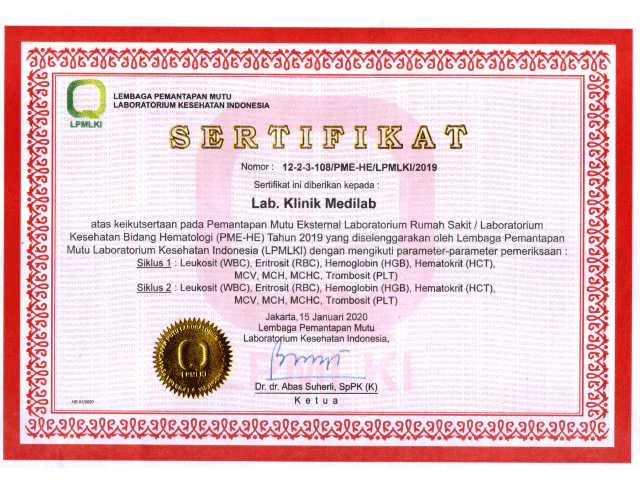 Certificate 1
